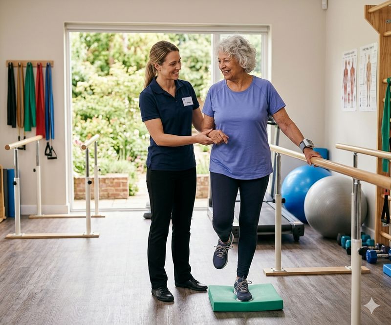 Physical therapy session at The Waters of Gainesboro
